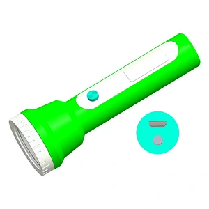 High Quality Torch Light Led Flashlight Colorful Rechargeable Torch Light