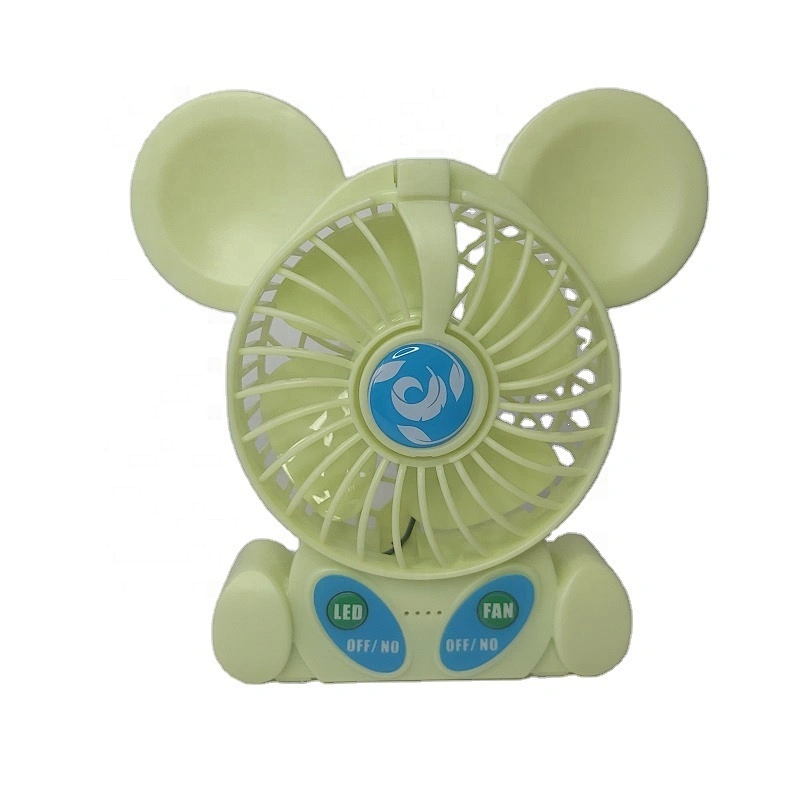 Strong wind charging fan portable fan table fan with night light