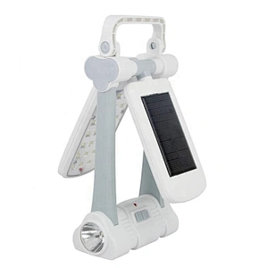 Portable Rechargeable Lamp Outdoor Camp Lantern LED Solar Camping Light