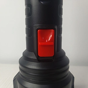 Emergency outdoor electric rechargeable led flashlight plastic electric torch