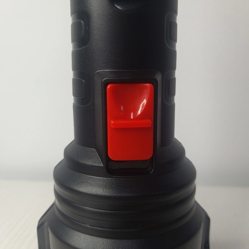 Emergency outdoor electric rechargeable led flashlight plastic electric torch