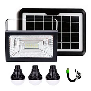 Home Mobile Charging Solar Led Light Kits Solar Panel System Mini Led Solar Energi System Panel Bulb Power Bank for House
