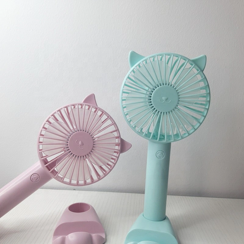 2021 New portable mini USB electric rechargeable hand fan personal handheld fan outdoor portable mini table electric fan