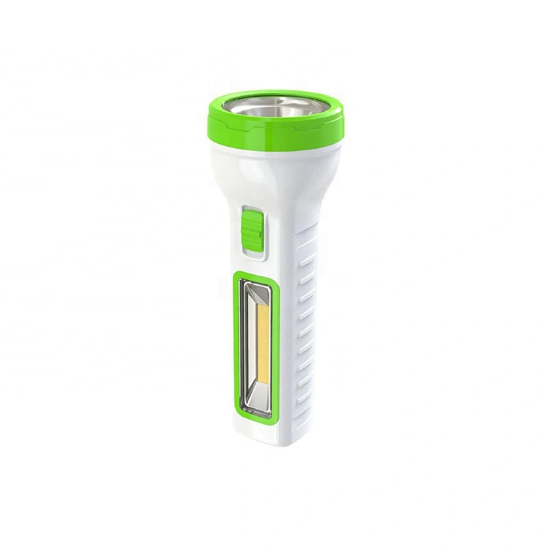 Portable LED 2W Torch Light Highlight Rechargeable Flashlight With 2W Side Light