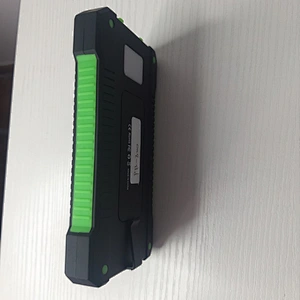 Solar portable Power Bank with charging indicator emergency light