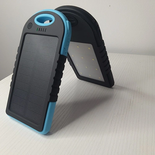 2021 New Dual USB Custom Logo Mobile Phone Battery Charger Waterproof  Portable Mini Solar Power Bank