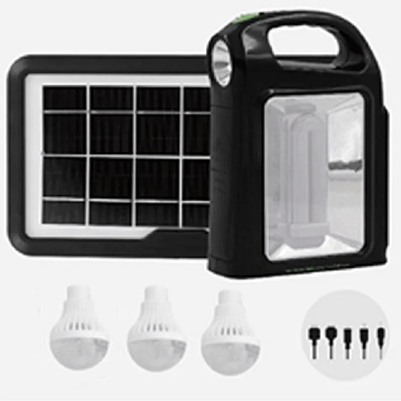 Portable Led Solar Home Energi System Panel Bulb Power Bank for House Mini Solar Lighting System Africa Emergency Lighting Kit