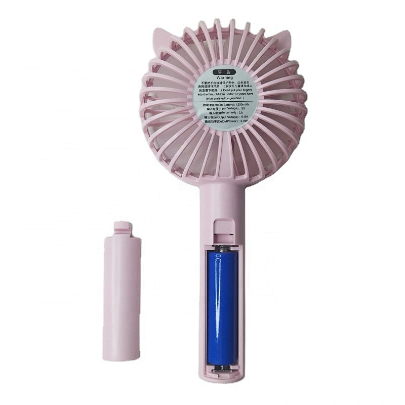 2021 New portable mini USB electric rechargeable hand fan personal handheld fan outdoor portable mini table electric fan