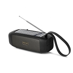 Solar speaker mini wireless speaker led lamp player multi-function portable stereo speaker with led light