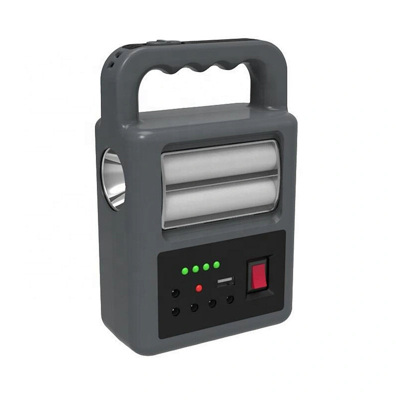 Multi function portable USB power bank charging mobile solar light energy kit power system with bulb