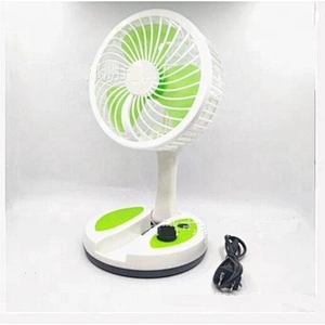 Folding fan lights charging desk fan lights folding charging fan lights stepless speed regulation DESCARL DC-D014