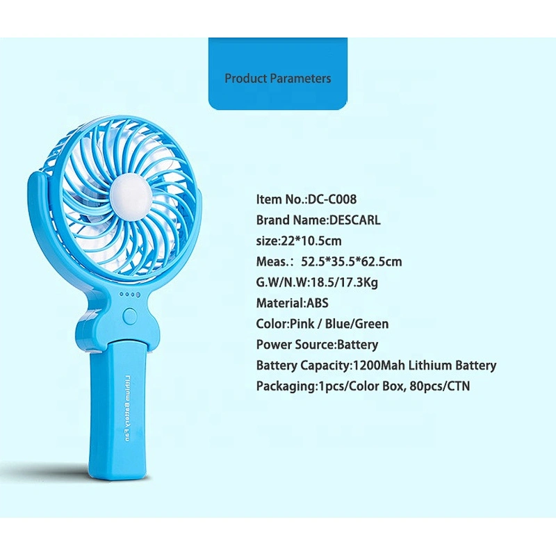 Hot Sale Small Usb Handheld Fan, Mini Portable Rechargeable Hand fanFan