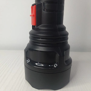 Emergency outdoor electric rechargeable led flashlight plastic electric torch