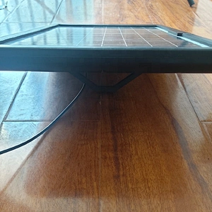 12W solar panels Home solar panels Come with DC cable and clip cable can Charge Mobile Power Bank and any other USB device