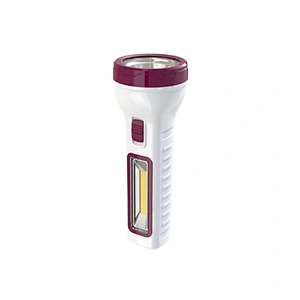 Portable LED 2W Torch Light Highlight Rechargeable Flashlight With 2W Side Light