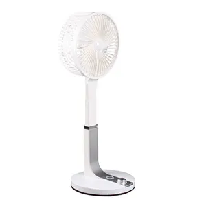 1500mAh portable LED light mini USB fan table fan adjustable height fan