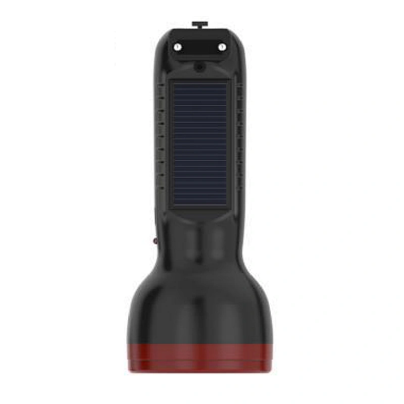 Outdoor emergency solar flashlight charging LED rechargeable torch light