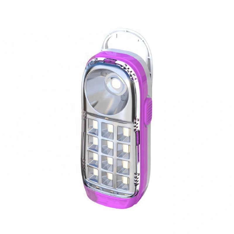 1 LED+ 12 SMD rechargeable emergency lamp high power camping lantern outdoor camping light