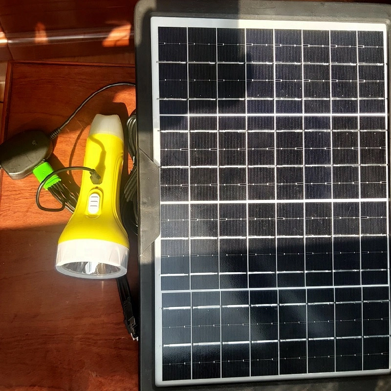 12W solar panels Home solar panels Come with DC cable and clip cable can Charge Mobile Power Bank and any other USB device