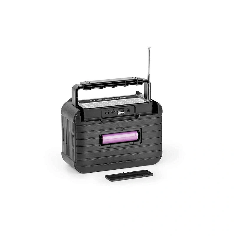 1200mAH Solar powered wireless speaker portable speaker Outdoor speaker with light