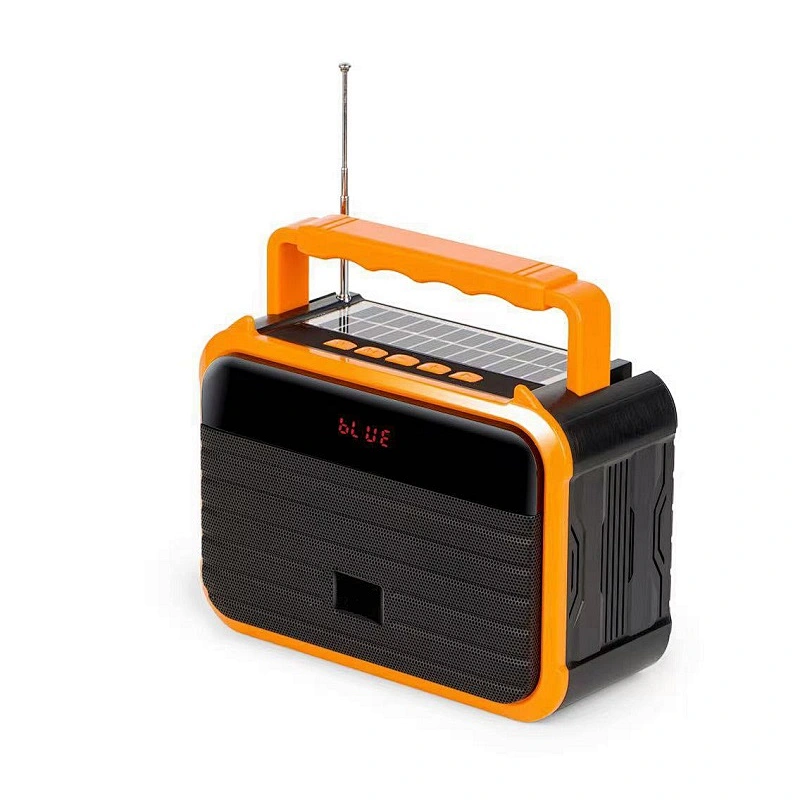 1200mAH Solar powered wireless speaker portable speaker Outdoor speaker with light