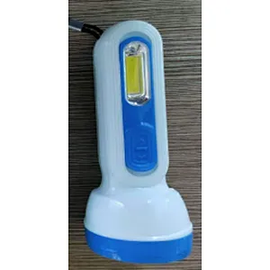 Dry battery flashlight with side light for home outdoor emergency