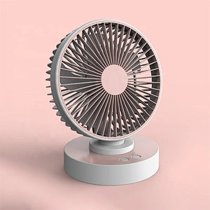 Plastic desk Fan Blades Small Rechargeable table Fan