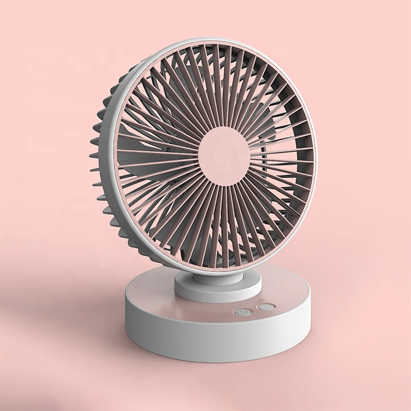 Plastic desk Fan Blades Small Rechargeable table Fan