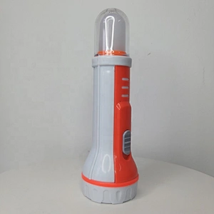 Plastic body powerful dry battery torch led light flashlight for housing lighting