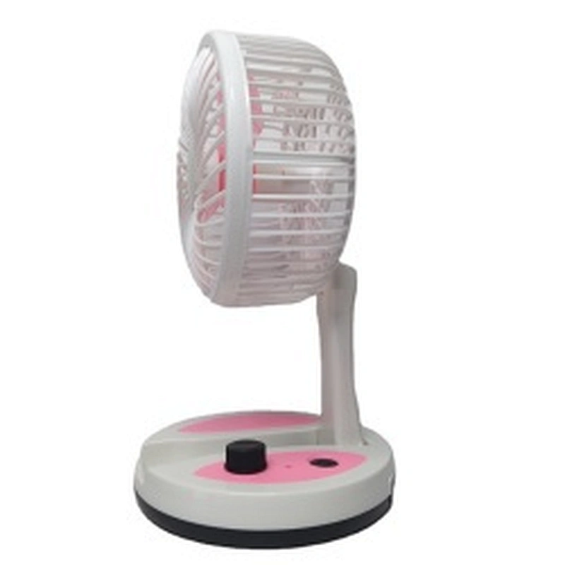 Multi-functional folding fan with table lamp