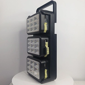 Easy power mini design portable solar power lighting system with lithium battery and solar panel detachable lamp
