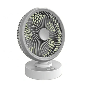 Air circulation shaking head USB portable rechargeable mini table fan with battery
