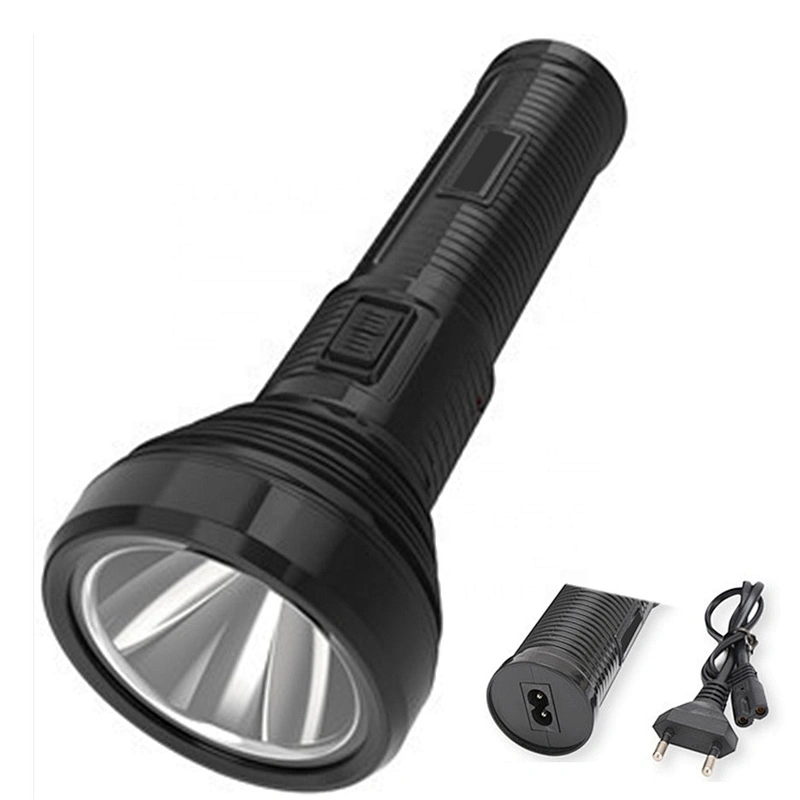 Outdoor cycling fishing portable camping torch 2 lighting mode rechargeable led flashlight
