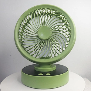 Air circulation shaking head USB portable rechargeable mini table fan with battery