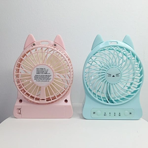 Mini Desk Fan USB Mini Standing Fan Portable Micro Rechargeable Fan