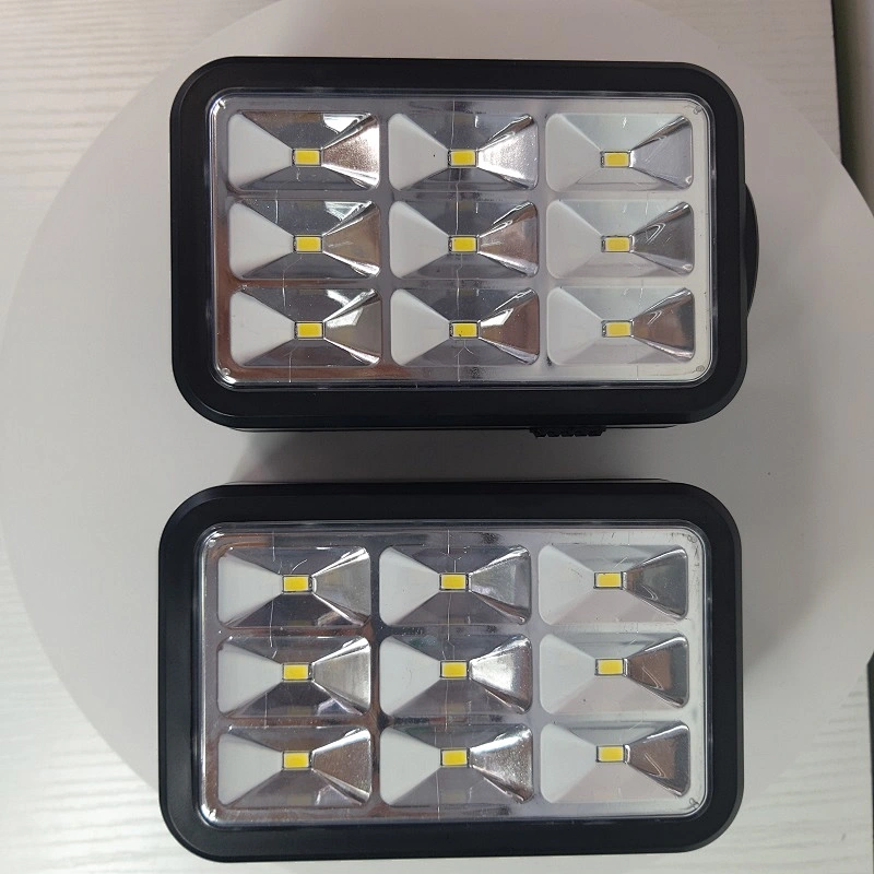 4500mAH Li-ion Battery Type Solar lighting System Kit Plastic Solar Power System with Emergency Power Supply Function