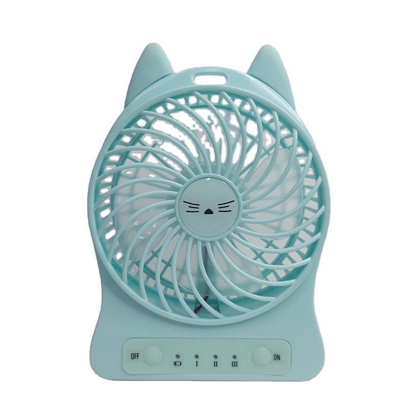 Mini Desk Fan USB Mini Standing Fan Portable Micro Rechargeable Fan