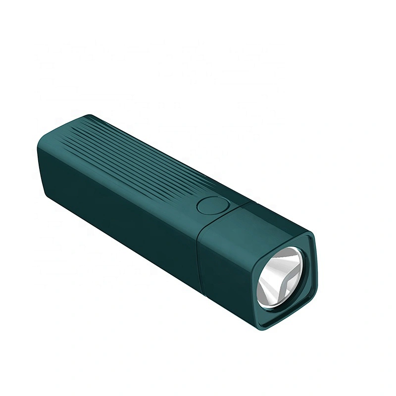 USB Rechargeable Lampe Torche Powerful Led Flashlight Black Luminous Light OEM