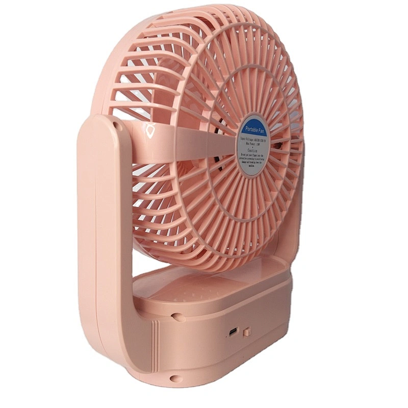 Portable Adjustable wind speed small table fan with USB(Type C)
