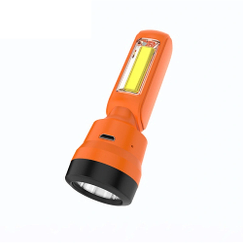 Pocket Torches Portable Mini LED Flashlights Rechargeable LED Torch Flash Light with Side Lamps