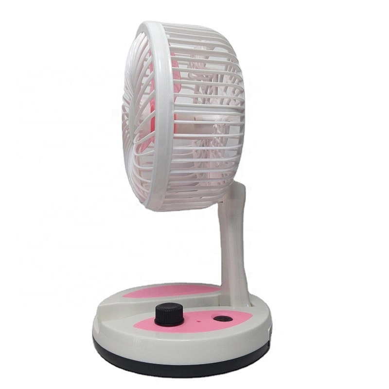 Multi-functional folding fan with table lamp