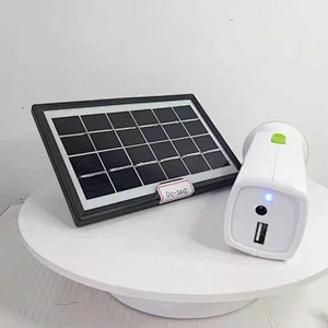 Portable LED solar flashlight with mobile charger to charge mobile phone solar indoor lighting