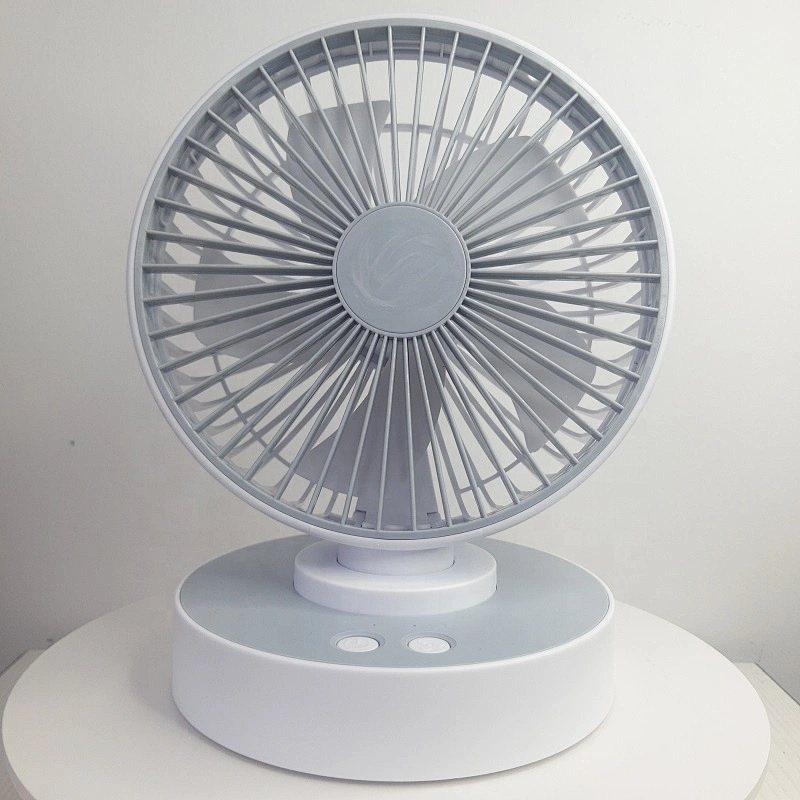 Plastic desk Fan Blades Small Rechargeable table Fan