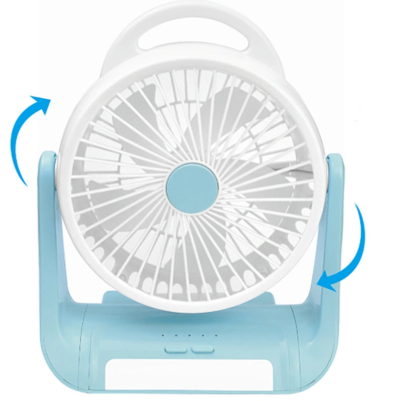 Portable Rechargeable Desk Fan Ventilador Timing Tabletop Circulation Fan