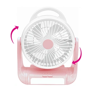 Portable Rechargeable Desk Fan Ventilador Timing Tabletop Circulation Fan