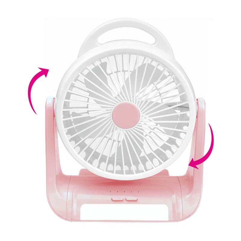 Portable Rechargeable Desk Fan Ventilador Timing Tabletop Circulation Fan