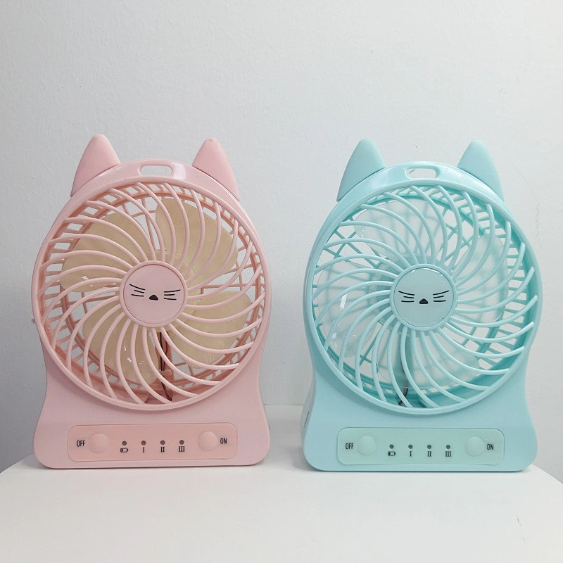 Mini Desk Fan USB Mini Standing Fan Portable Micro Rechargeable Fan