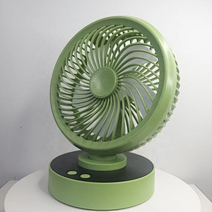 Air circulation shaking head USB portable rechargeable mini table fan with battery