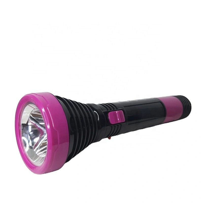 Portable rechargeable LED flashlight for outdoor emergency energy saving flashlight
