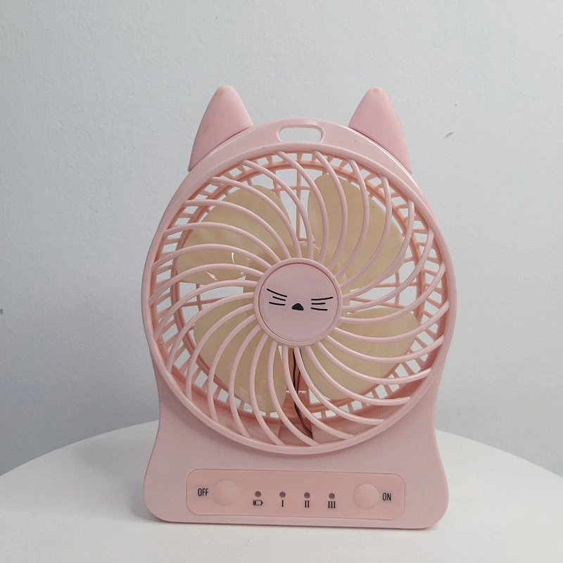 Mini Desk Fan USB Mini Standing Fan Portable Micro Rechargeable Fan